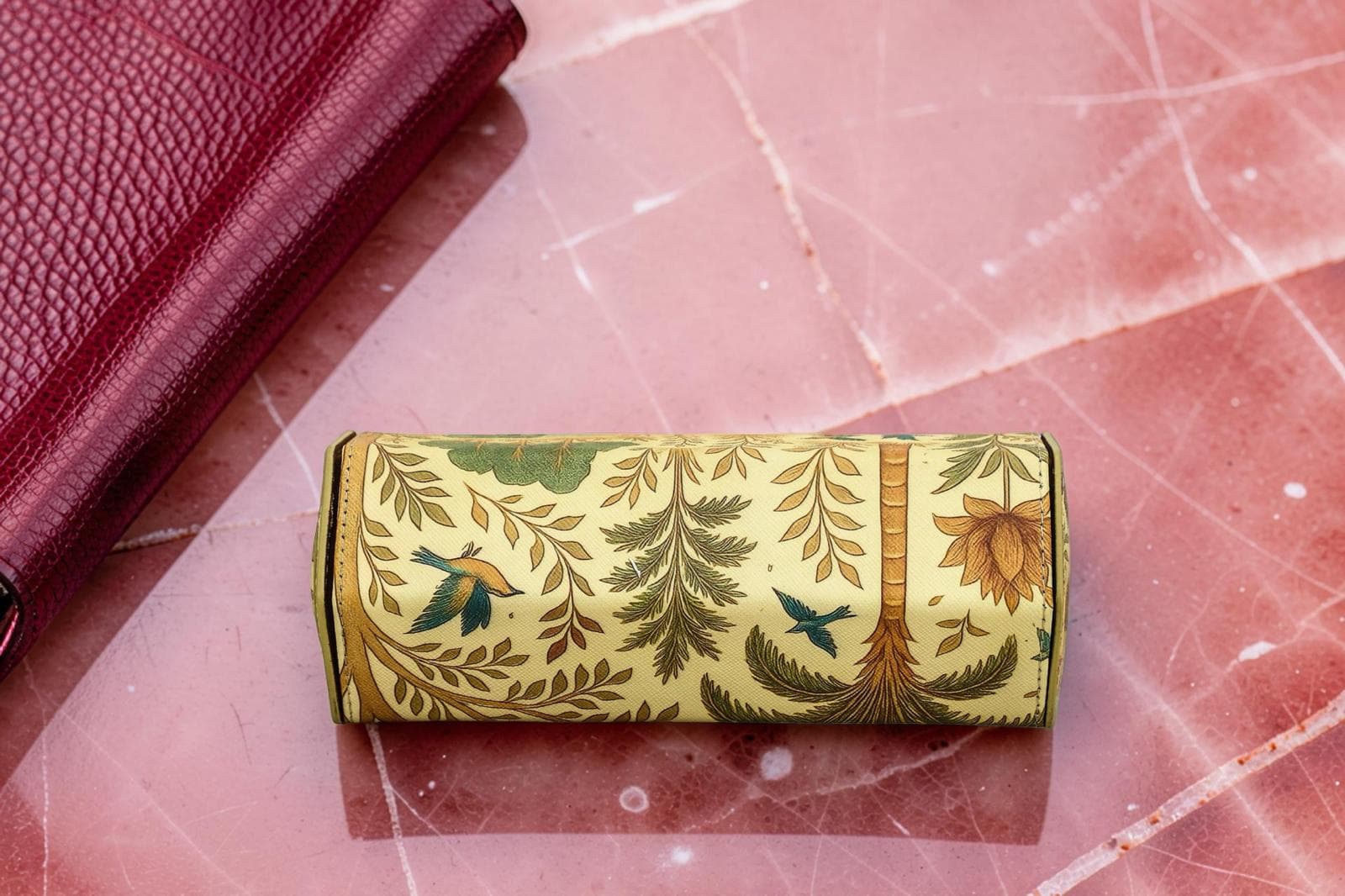 Artisan stitching a Svarna watch roll
