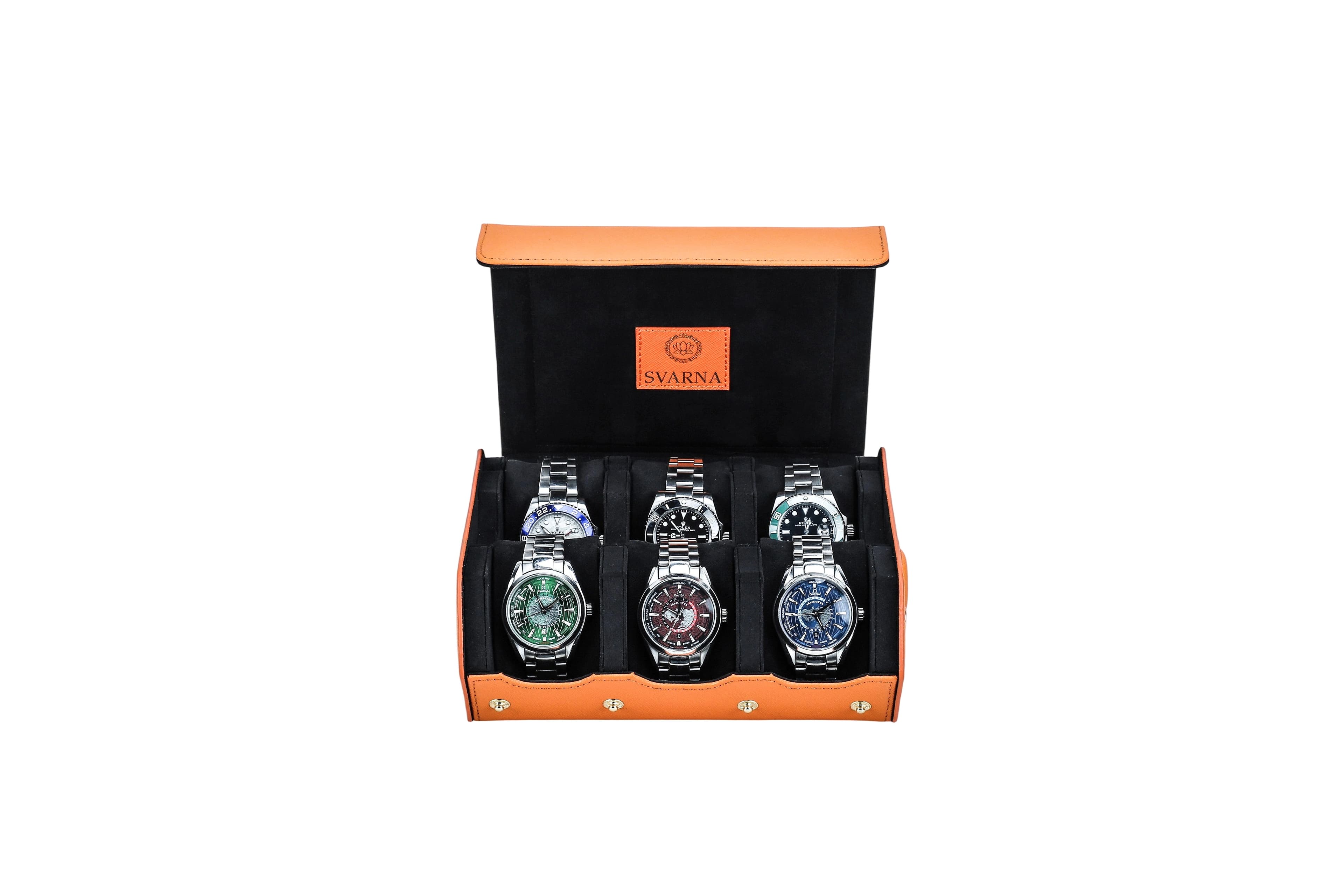 Kesari Orange — 6 Watch Case — view 3